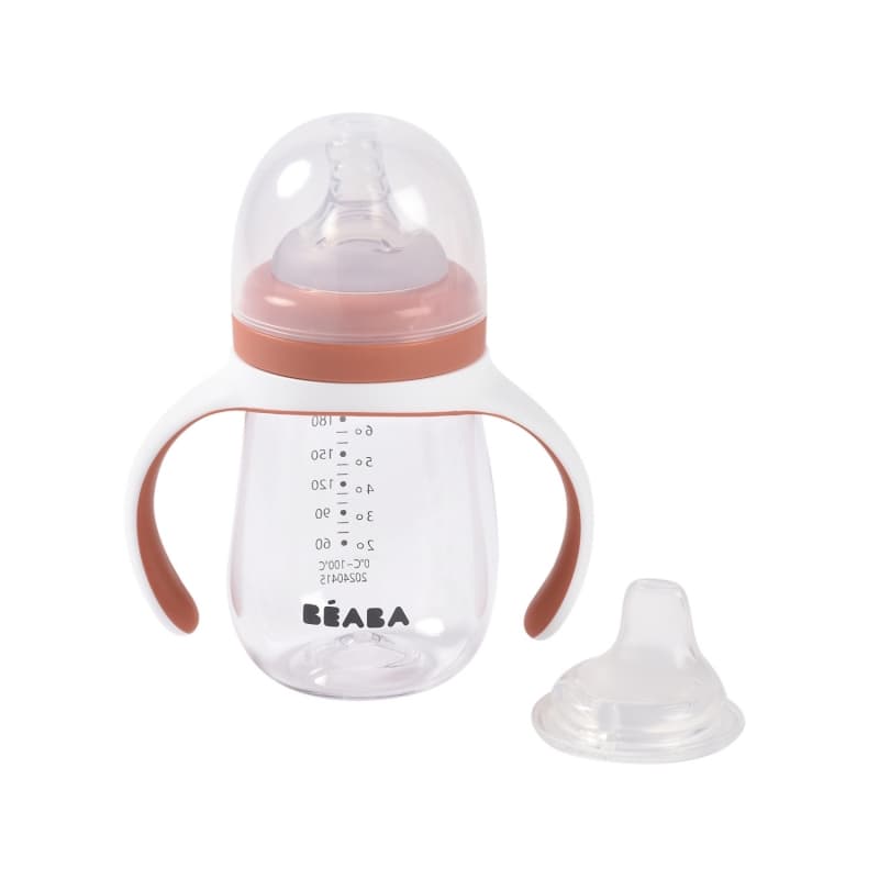 Biberon d'Apprentissage 2 en 1 - 210 Ml, terracotta — vue 2 sur 4