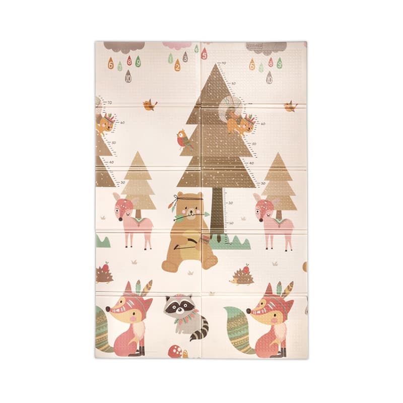Tapis de Jeu Thermique Reversible Pliable, beige 120-180cm lorelli 25/11 — vue 2 sur 6