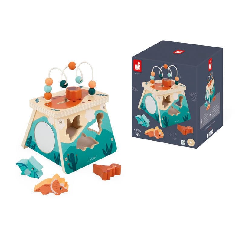 Dino - Volcan Multi-activites, jouets d'eveil janod multicolore p-23 e-23 — vue 1 sur 5