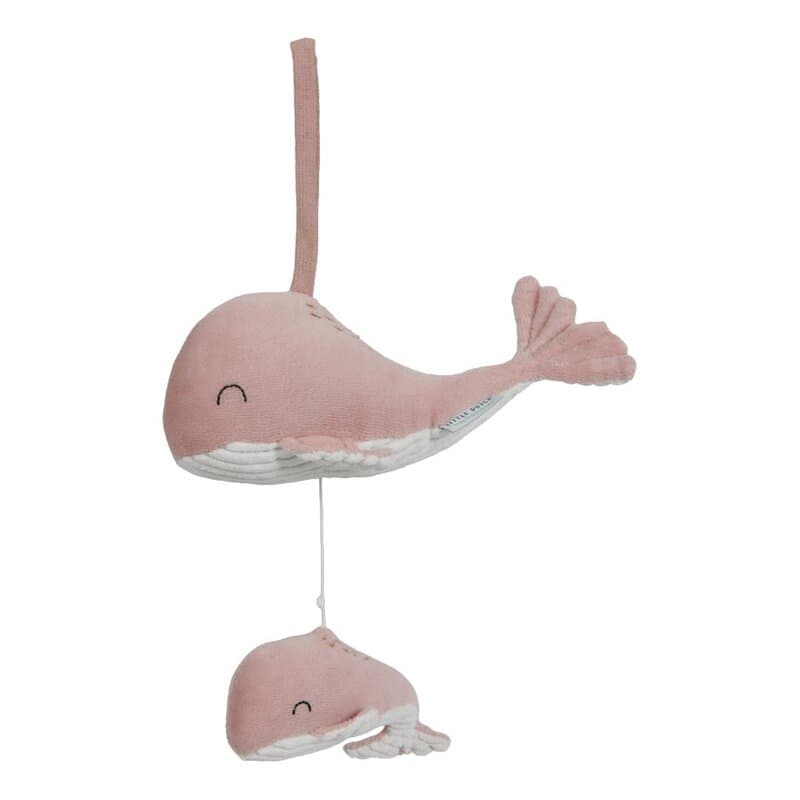 Boite a Musique Baleine Ocean Pink, little dutch pink 7 x 20,5 x little dutch pink 7 x 20,5 x 13 cm