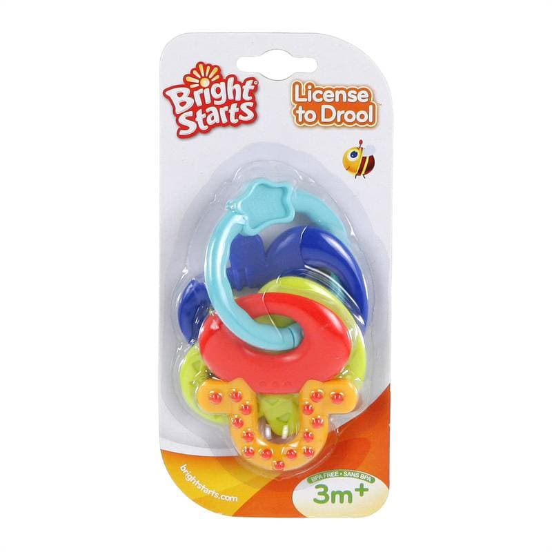 Hochet 3 Cles Classique, bright starts multicolore — vue 2 sur 3