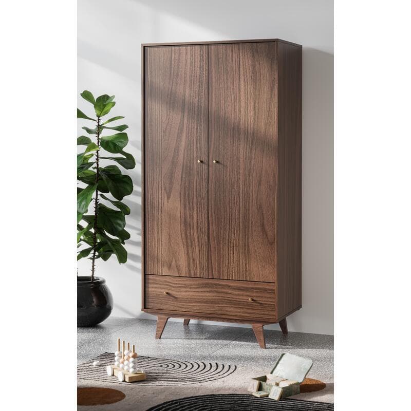 Armoire Mid Noix, mid 90x50x185 — vue 2 sur 4