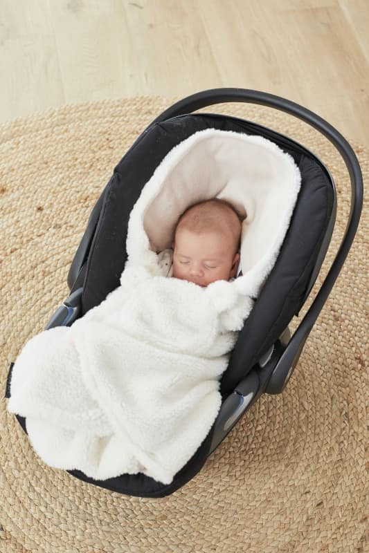 M&m20 Ecru Couverture Promenade Sherpa, amtoys ecru — vue 2 sur 3