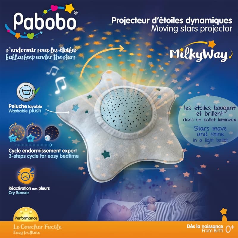 Projecteur d'Ambiance Milky Way, gris pabobo 43800 — vue 4 sur 5