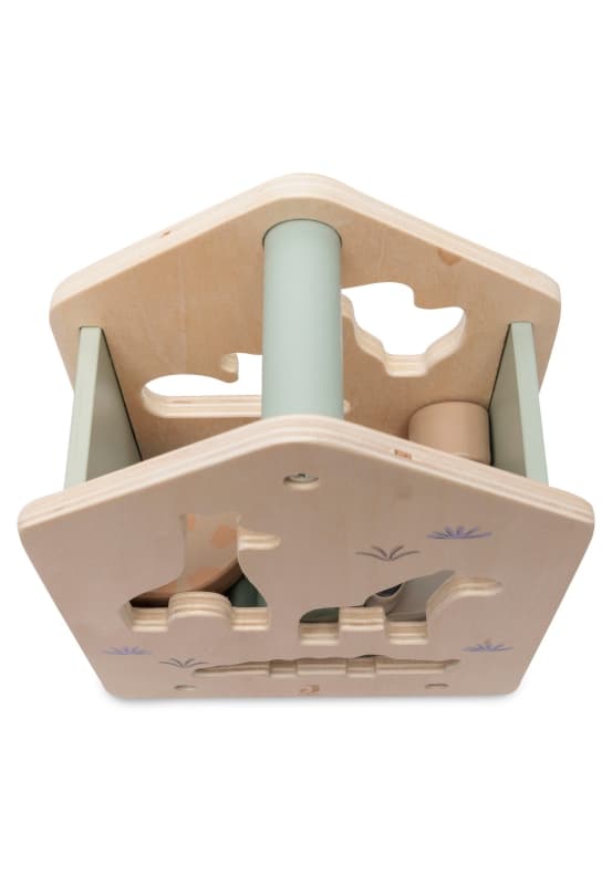 Boite a Formes en Bois, multicolor jungle jambo jollein h-24 — vue 4 sur 4