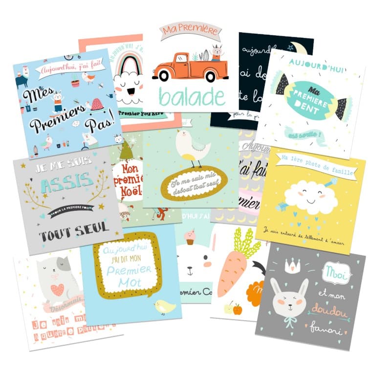 Kit pour Photos Ma Premiere Annee Garcon, bb&co per — vue 3 sur 3