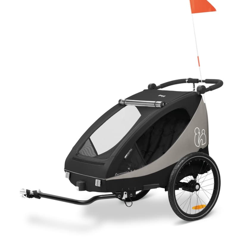 Dryk Duo Plus Black, remorque de vélo - p-24 e-24 — vue 1 sur 5