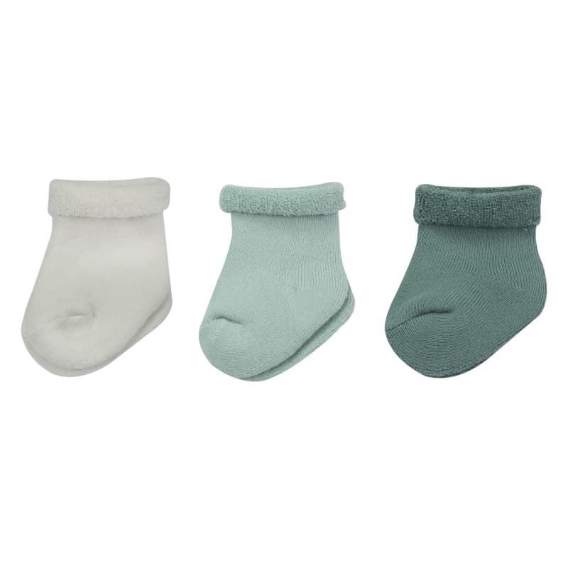 Lot 3 Paires Chaussette 0-6m - Sapin / Ecru / Sauge, trois kilos sept sapin/écru/sauge 0-6 mois p-23 — vue 1 sur 5