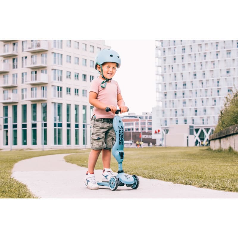 Sr-trottinette 2-1 Highwaykick 1 - Bleu Acier, scoot & ride — vue 1 sur 5