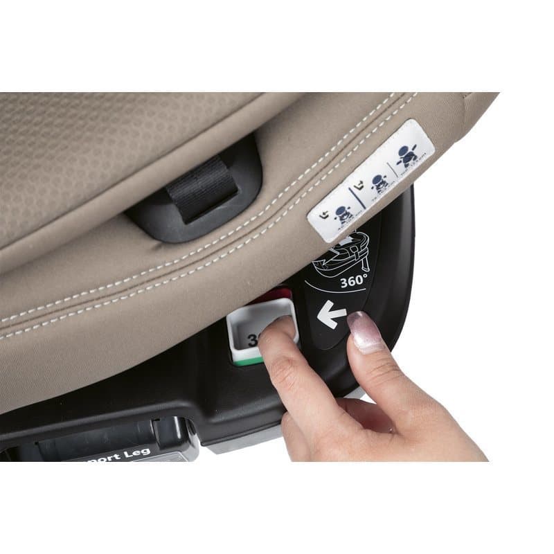 Siege Seat3fit I-size, chicco desert taupe — vue 3 sur 5