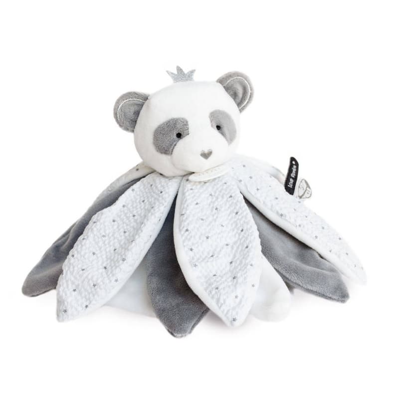 Attrape-reve Panda Doudou Petales, blanc 26cm doudou sensoriel doudou et compagnie a-24 h-24 — vue 1 sur 2