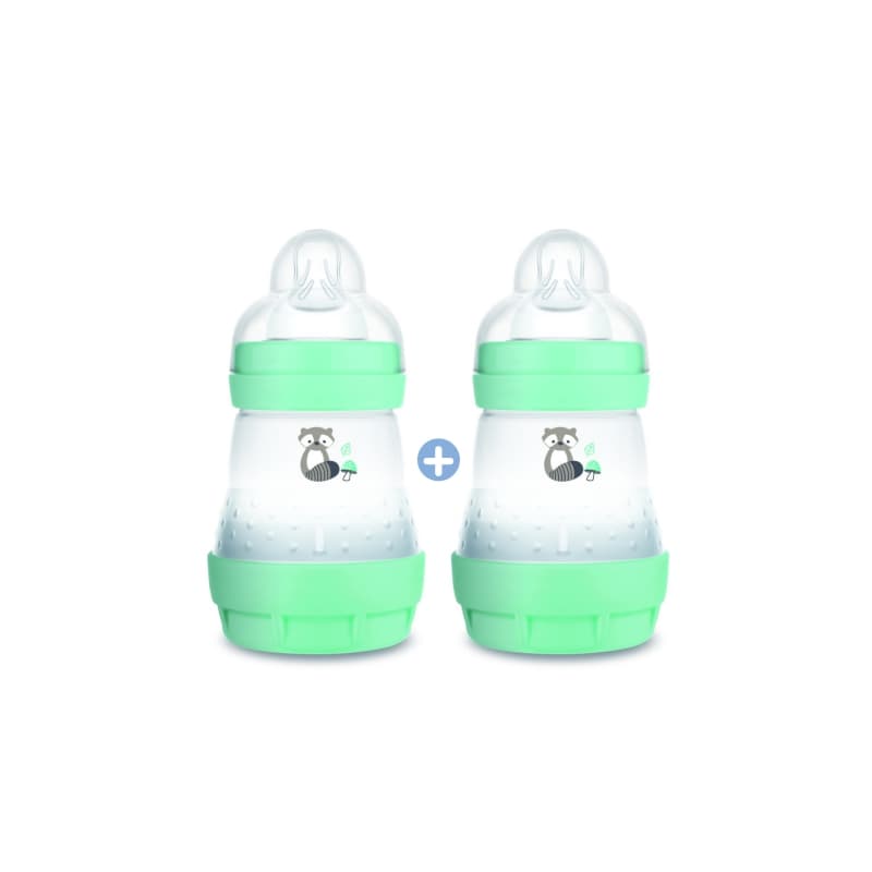 Mam Bib A-c Natur Aqua 160ml X2, mat aqua 160ml