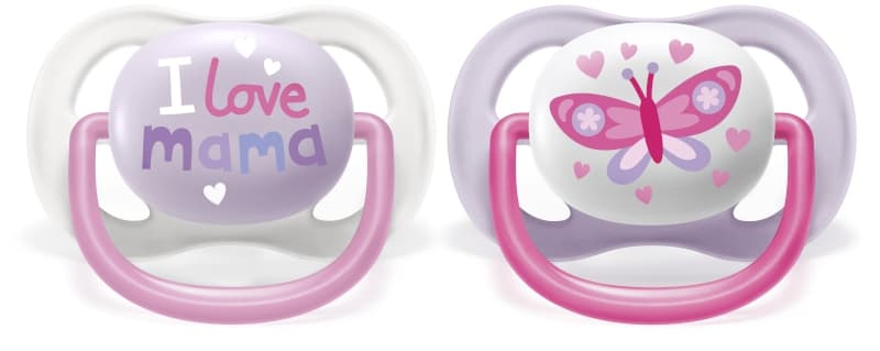 Scf080/02 Sucettes Air 0-6 Girl Love, philips avent 5 x 10,8 x 12,6 — vue 3 sur 7