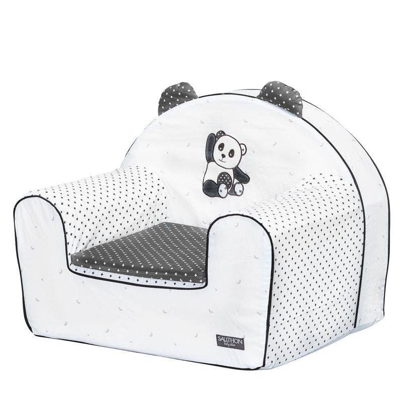 Fauteuil Club Chao Chao, chao chao sauthon baby deco blanc - gris fonce - n — vue 2 sur 2