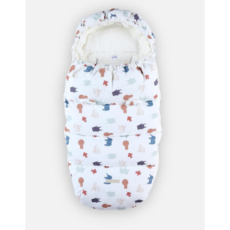 M&m22 Chanceliere, Jungle Multico Toile Etanche, mix & match noukies blanc permanent — vue 3 sur 3