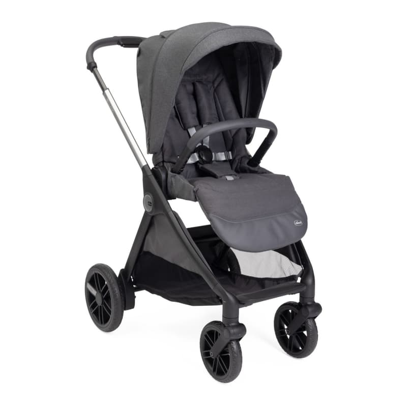 Poussette, black satin bellagio chicco 07-24 — vue 1 sur 7