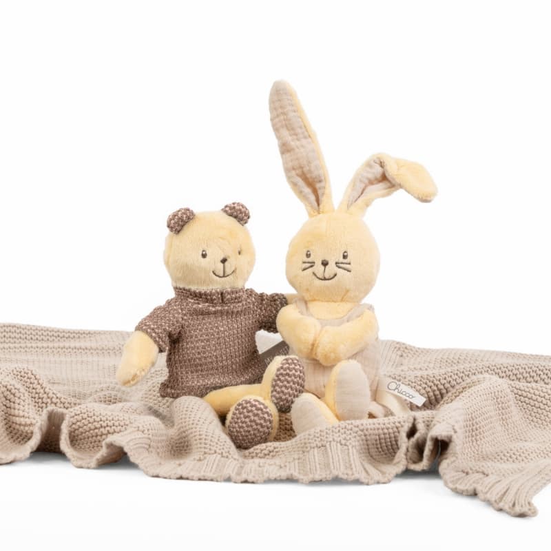 Peluche Adorable Lapin, chicco — vue 3 sur 5