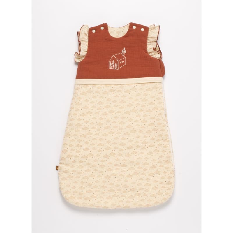 Gigoteuse 0-6 Mois Maison Ouatine, orsino deco beige — vue 1 sur 3