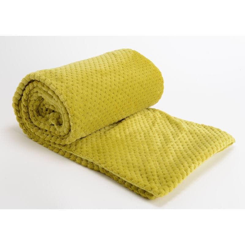 Plaid Damier Olive 130x170, 3qg-plaid amadeus l130xh170xp0.5 p-23 e-23 — vue 1 sur 2