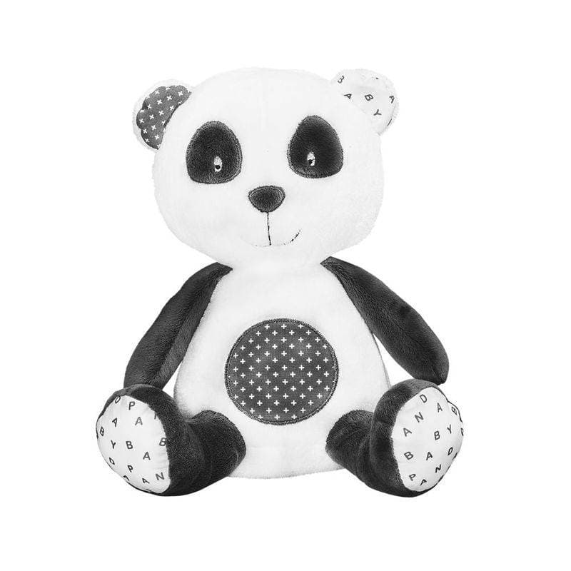 Doudou Chao Chao, chao chao sauthon baby deco blanc - gris fonce - n — vue 1 sur 4