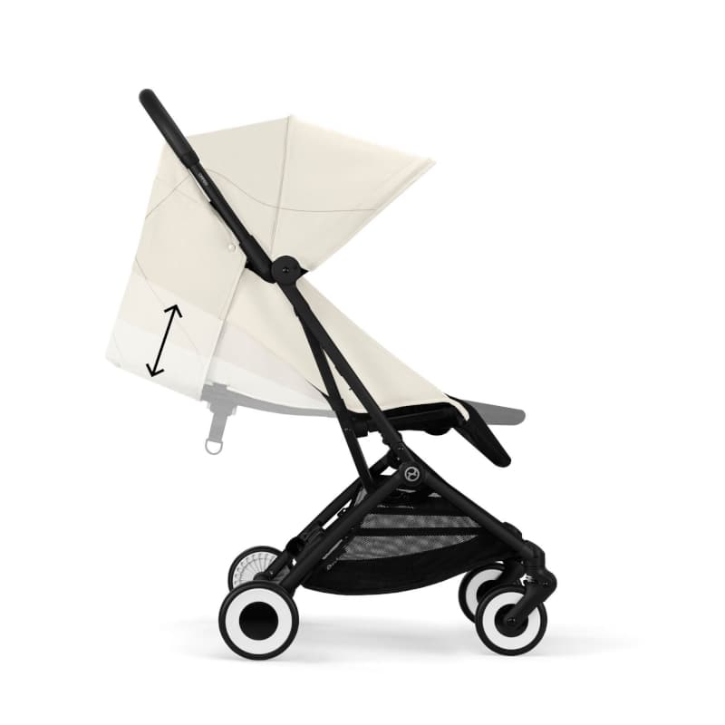 Poussette Orfeo Blk, canvas white gold stoller cybex 25/02 — vue 4 sur 5