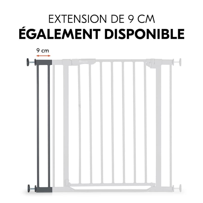 Safety Gate Extension 21 Cm, dark grey 22x2.5x77 cm 2023 — vue 4 sur 9