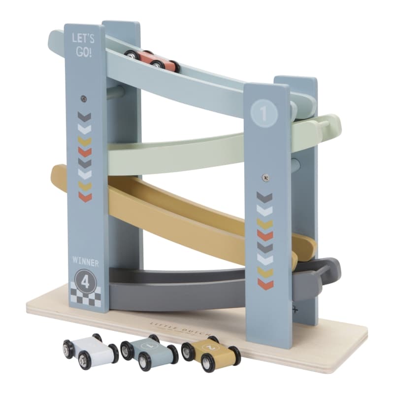 Ld Circuit en Bois - Blue Cars, little dutch — vue 1 sur 2