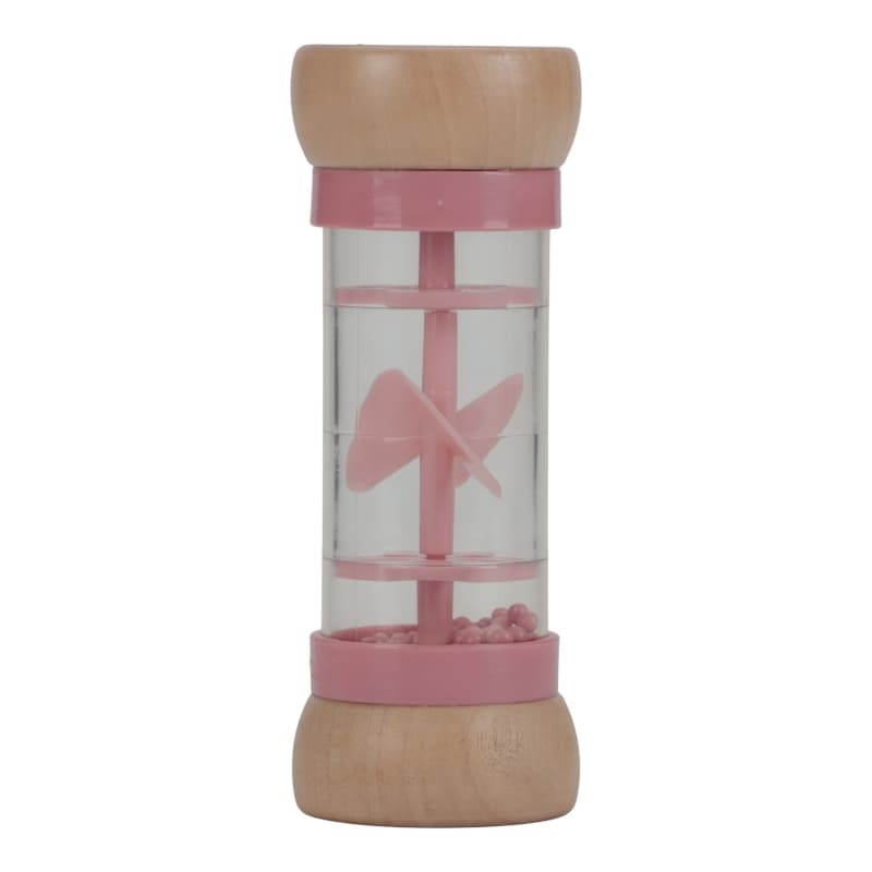Hochet de Pluie en Bois Fsc, rose bois beige fairy garden little dutch — vue 1 sur 4