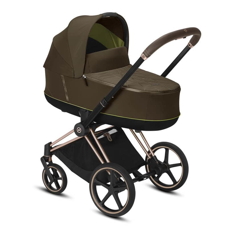 Nacelle de Luxe Priam Khaki Green, platinum 2021 — vue 3 sur 3