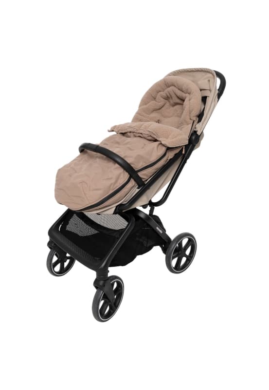 Chanceliere Poussette, milky coffee embossed jollein — vue 4 sur 5