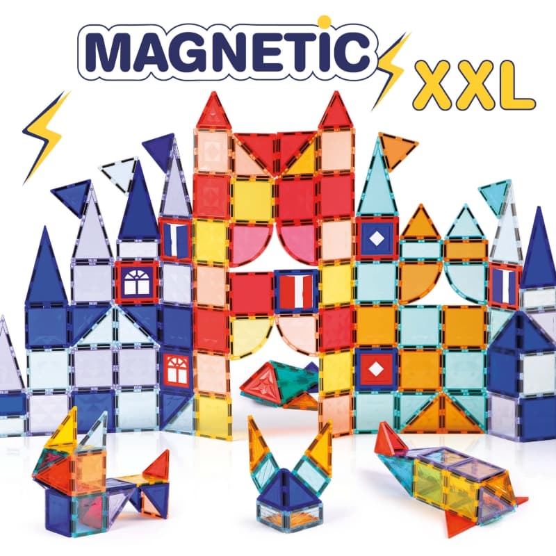 Set Magnetic Xxl, multicolore ludi 25/07 — vue 1 sur 6