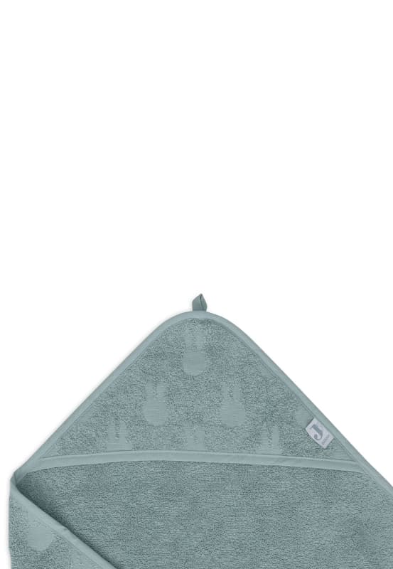 Cape de Bain Eponge Jaquard, sea green 75x75cm miffy jollein h-24 — vue 4 sur 5