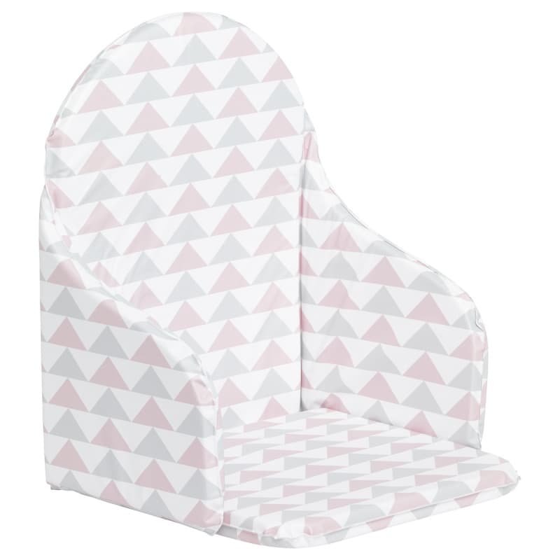 Coussin de Chaise (3), géométriques babycalin rose/gris