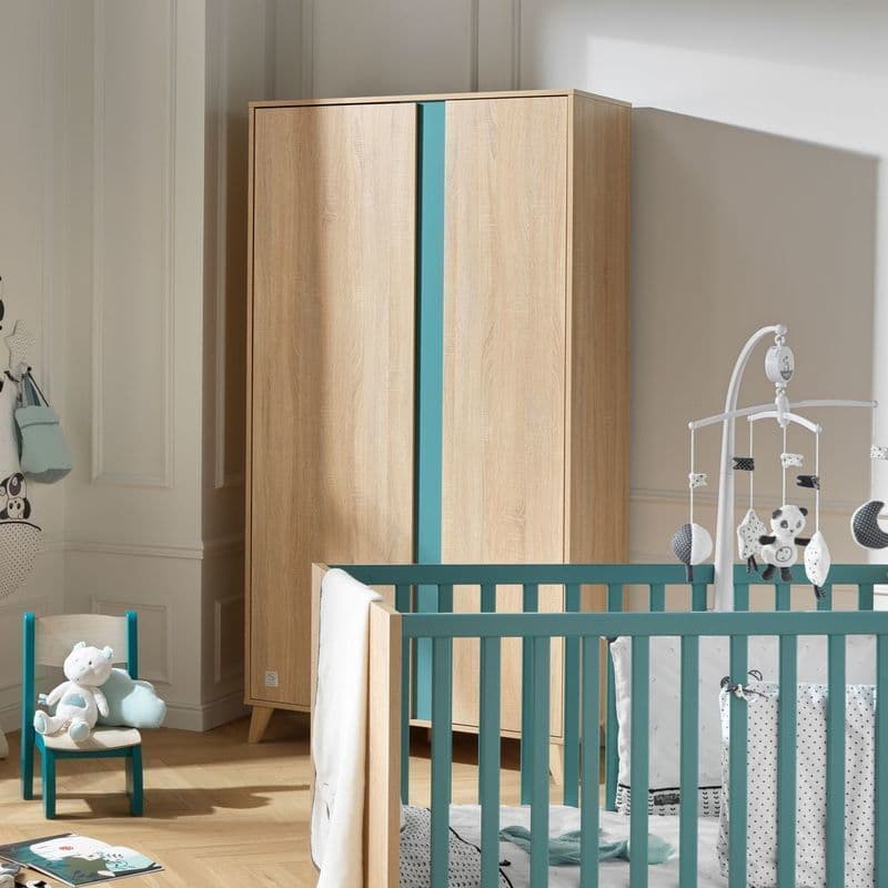 Armoire 2 Portes Argile Douce Nova, nova meuble — vue 1 sur 3