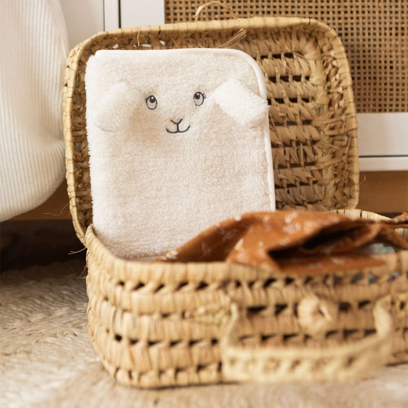 Protege Carnet Sante, ecru wooly trois kilos sept h-24 — vue 2 sur 2