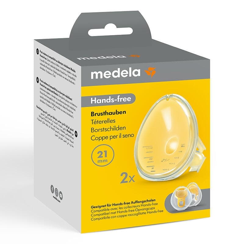 Teterelles Freestyle Hands Free X2, transparent et jaune l medela h-24