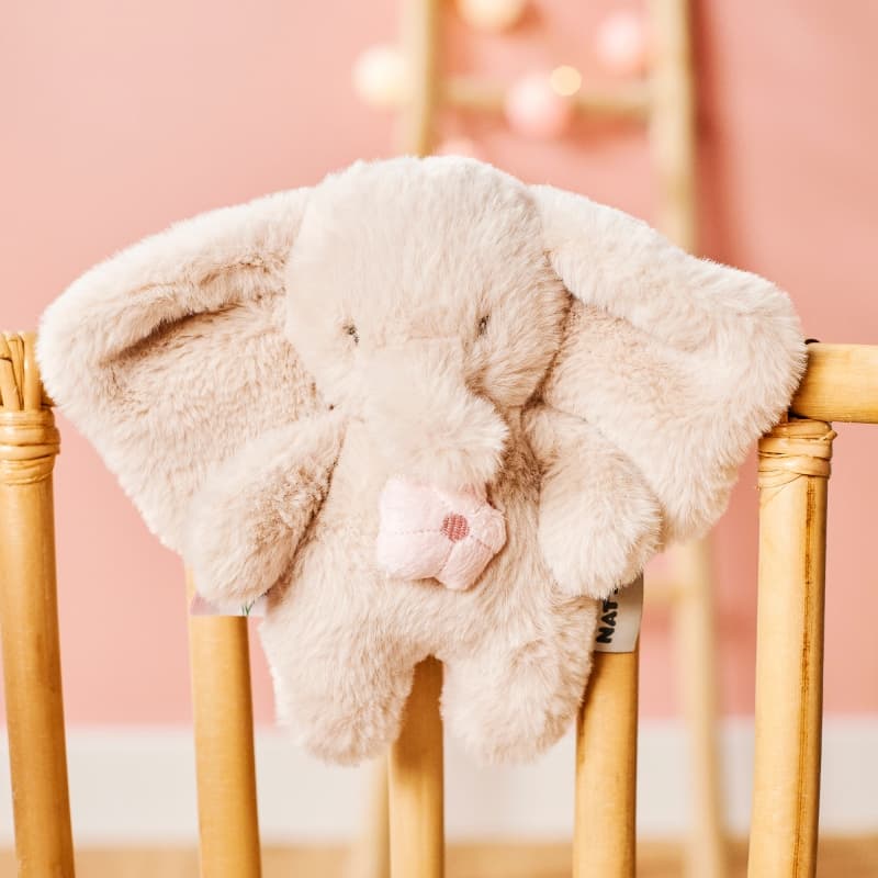Peluche Mini Musical Elephant, blanc creme fanfan nattou 25/07 — vue 2 sur 5
