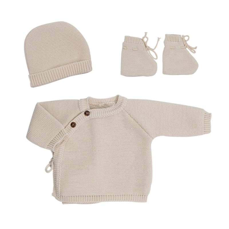 Brassiere Bonnet Chausson, sable 0-1m trois kilos sept p-24 — vue 1 sur 4