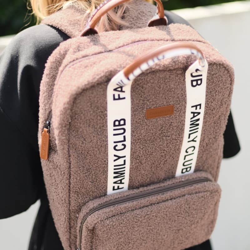 Sac a Dos Family Club Urban, teddy soft brown childhome — vue 5 sur 6