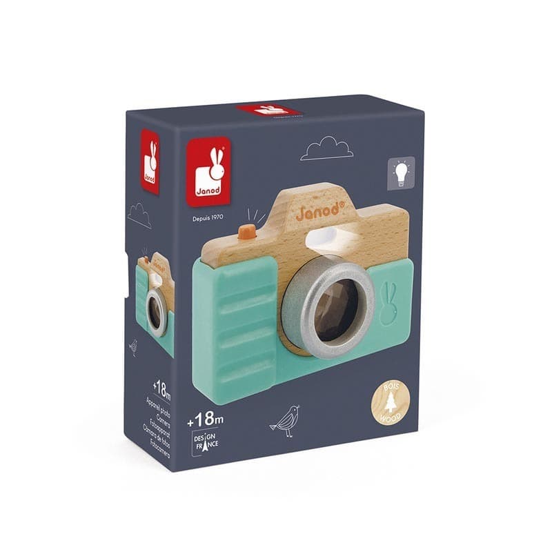 Appareil Photo, jouets d'eveil janod bleu 10,4 x 4,5 x 7,6 collection 2022 — vue 5 sur 5