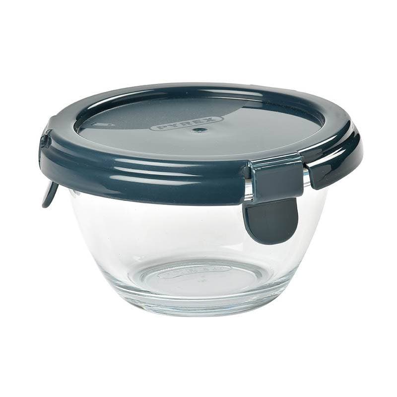 Plat de Conservation Verre Beaba By Pyrex, bleu per