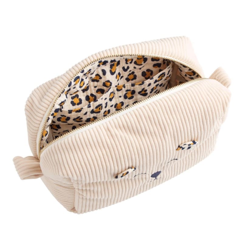 Trousse de Toilette Velours, leopard sauthon baby deco 25/09 — vue 2 sur 4