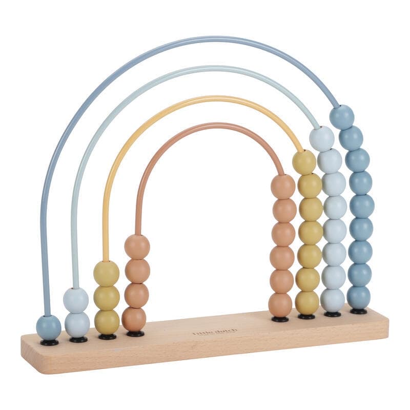 Arc-en-ciel Boulier Fsc, multicolore bleu forest friends little dutch — vue 3 sur 4