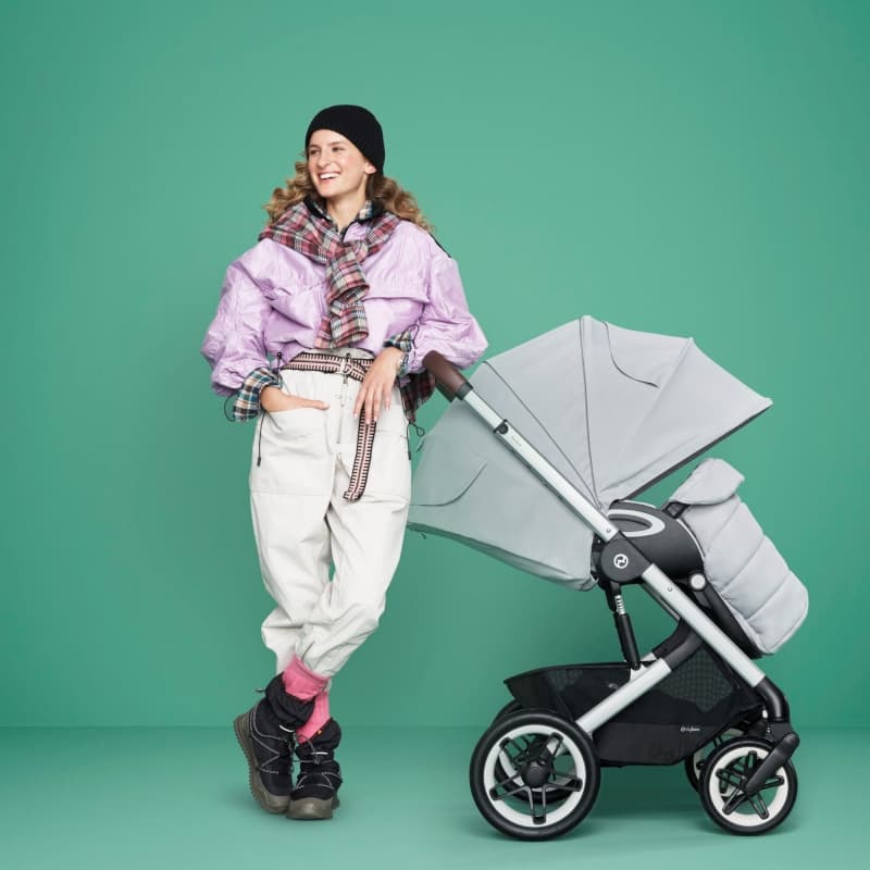 Poussette Talos S Lux Tpe, stormy blue light blue gold cybex 09-24 — vue 2 sur 5