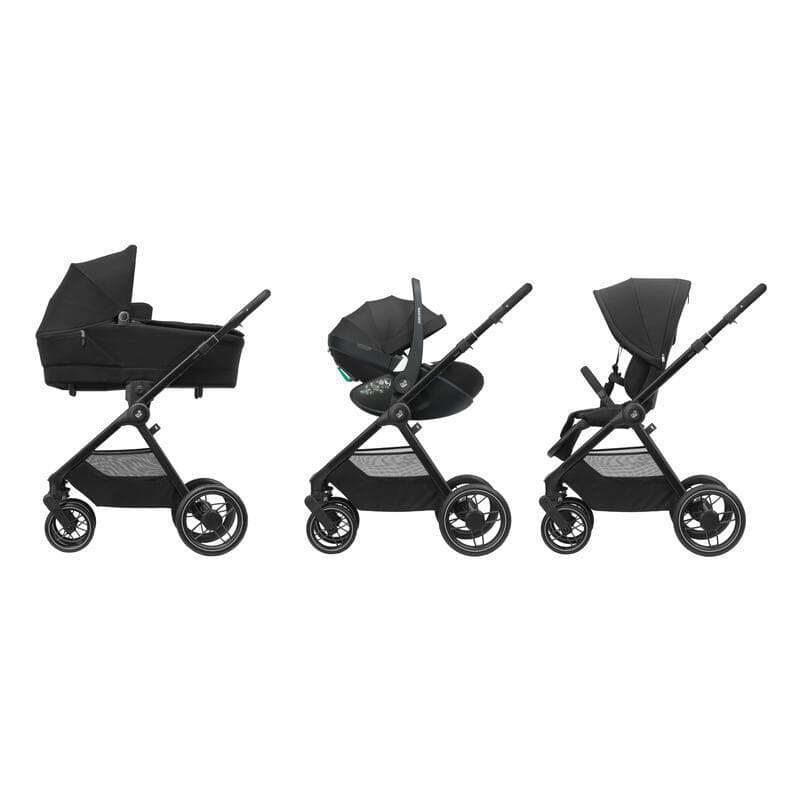 Poussetts Oxford, twillic black maxi cosi 24/09 — vue 3 sur 4
