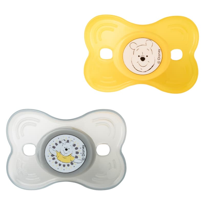 Lot de 2 Sucettes 12-18 Mois, winnie hunny disney