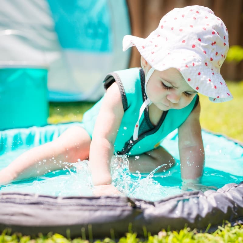 Splash - Pateaugeoire de Voyage pour Bebe, bblüv aqua — vue 18 sur 20
