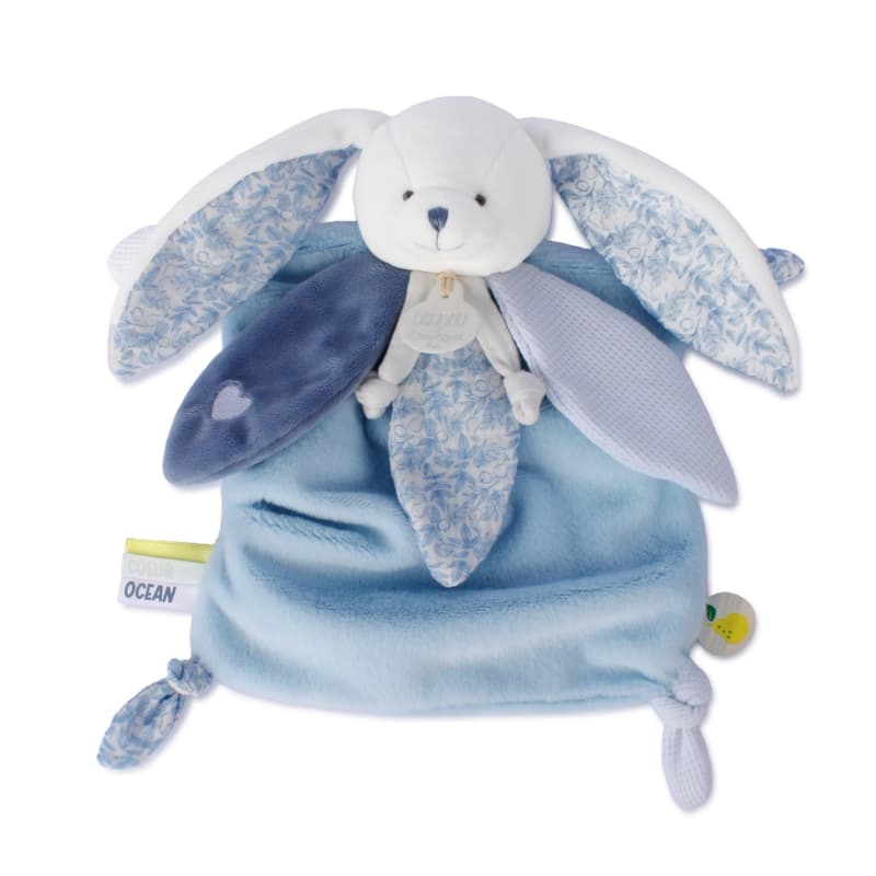 Lapin Coeur Ocean Doudou, bleu 25cm doudou et compagnie