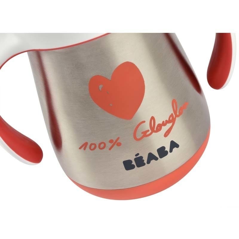 Tasse Paille Inox - Mathilde Cabanas, mathilde cabanas blanc / rouge a-h-2021 — vue 3 sur 5
