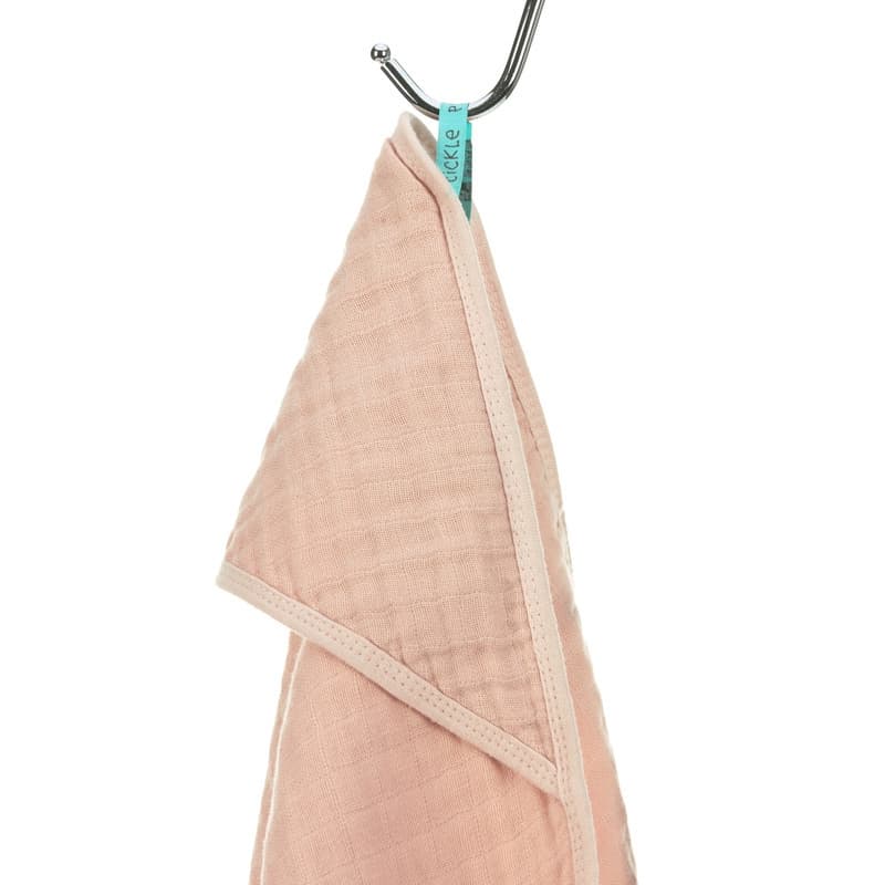 Cape de Bain en Mousseline Rose Clair, lässig rose — vue 1 sur 3